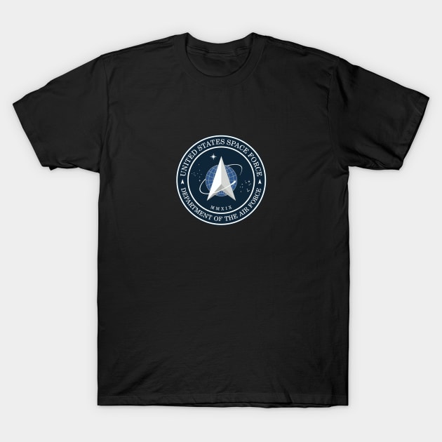 Space Force Official Logo T-Shirt by speedsam